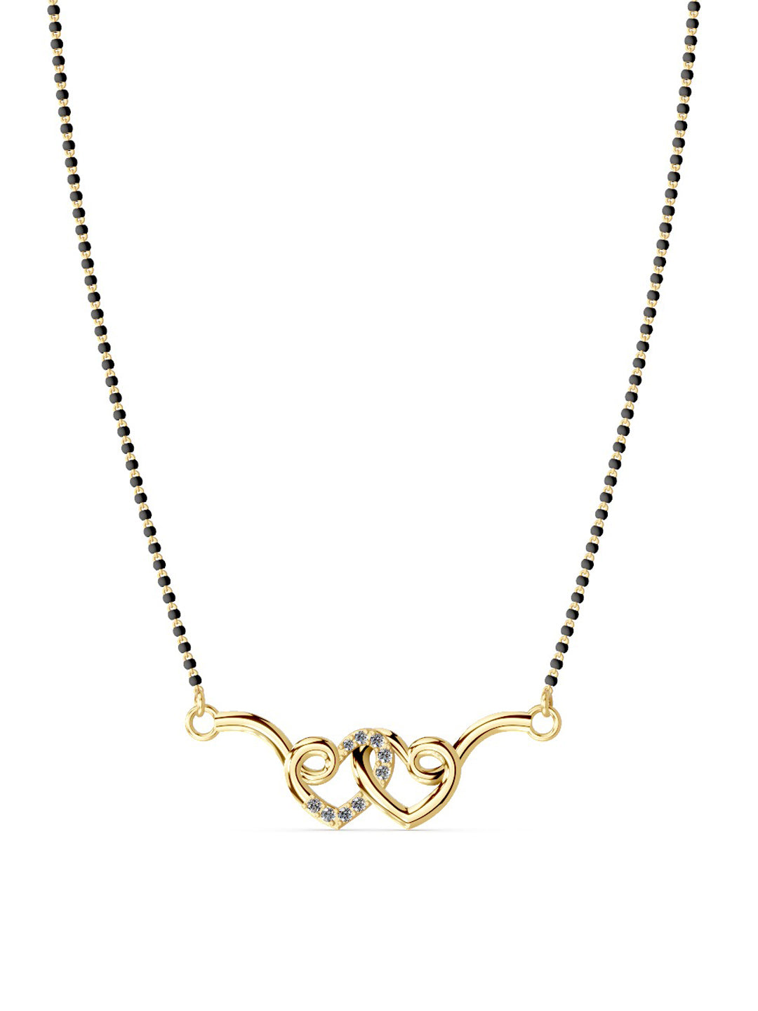 Miss Highness 925 Pure Silver & 24K Gold Plated Mangal Sutra for Women ...