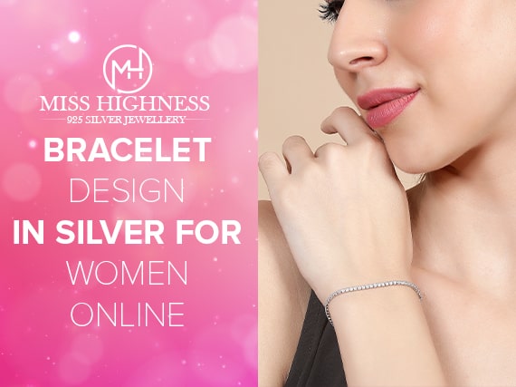 Bracelet Design in Silver for women Online