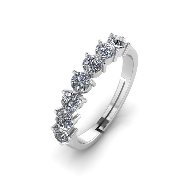 Serena Silver Eternity Band