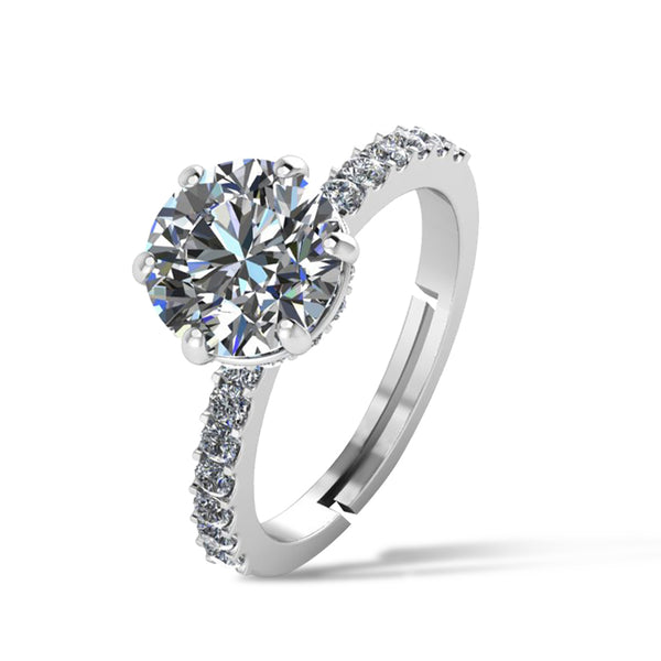 925 Pure Silver Miss Carat Women's Special ring