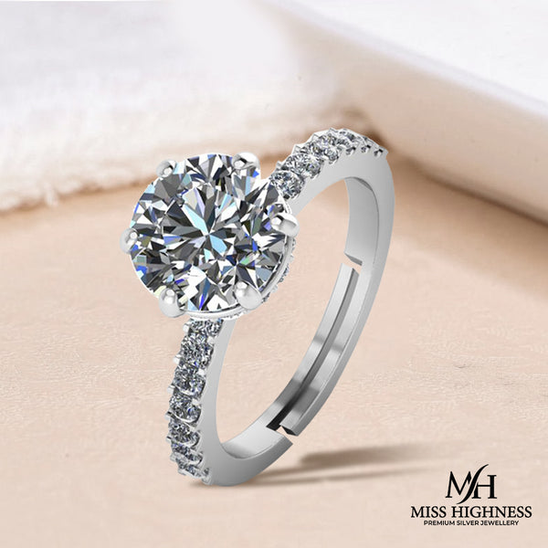 925 Pure Silver Miss Carat Women's Special ring