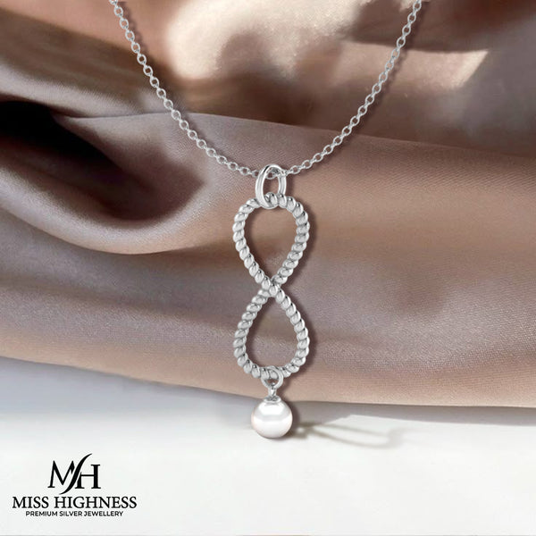 Infinity pendant silver Necklace