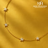 Miss Highness 925 Pure Silver 24K Pure Gold Plated Star Chain | Necklace for Women