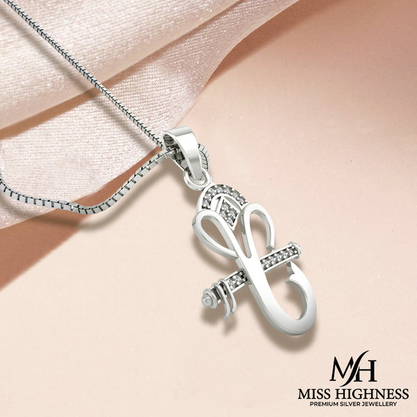 Pure 925 Silver Vintage Ganesha Pendant