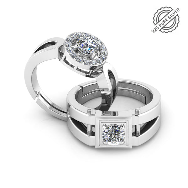 925 Pure Sterling Silver Glameria Plus Stardom  Mens Special Ring