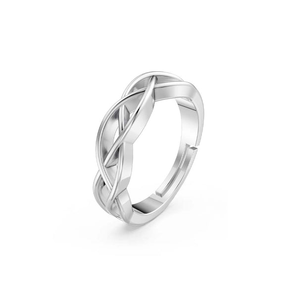 925 Pure Starling Silver Celtic Knot Ring For Mens