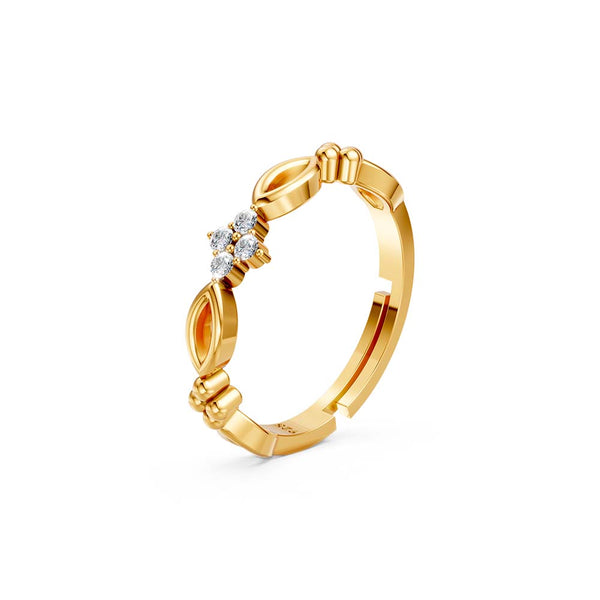 Miss Highness 24K Gold Plated Pure 925 Silver Elegant Women Ring