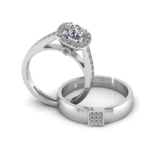 925 Pure Starling One Single Promise Silver Classy Status Special Couple's Ring