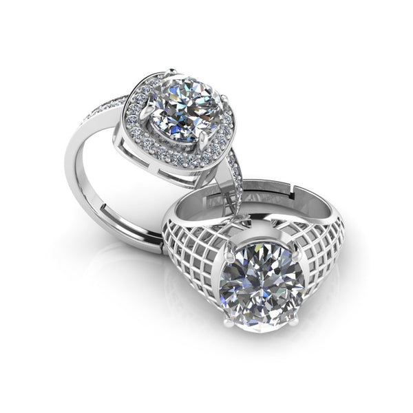 Pure 925 Silver Queens Glamira Jonasia Couple's Ring