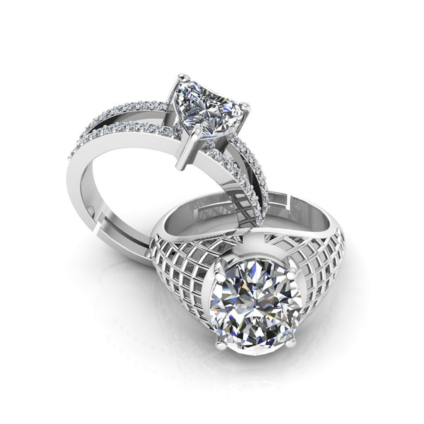 Pure 925 Silver Glamira Jonasia Heart Ring for Couple's