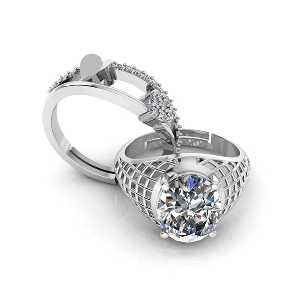 Pure 925 Silver Heart Shape Glamira Jonasia Ring For Couple's