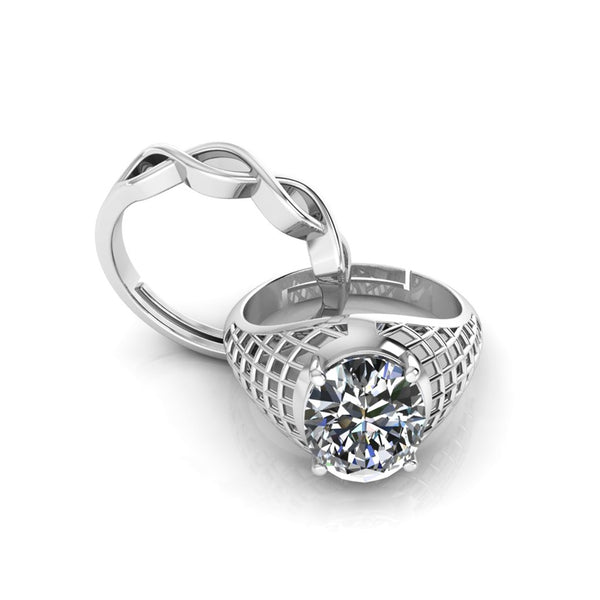 Pure 925 Silver Glamira Jonasia Twisted Special Couple's Ring