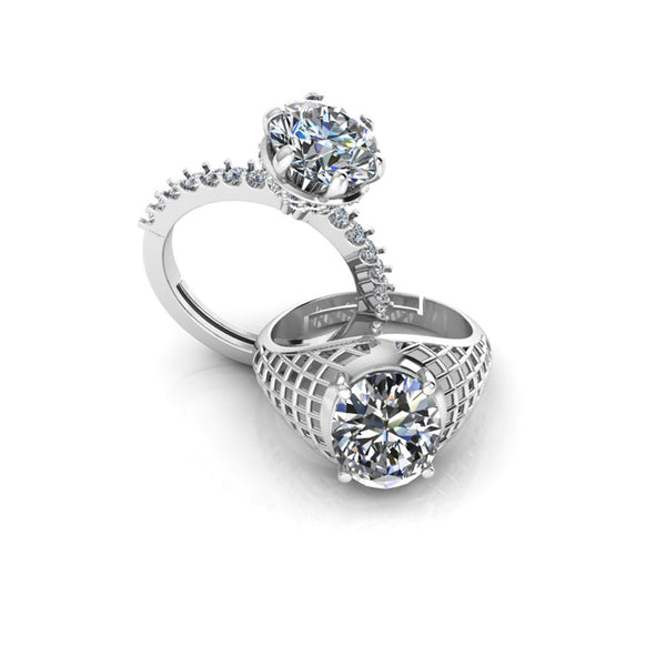 Pure 925 Silver Glamira Jonasia Miss Carat Ring for Couple's
