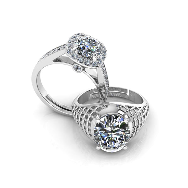Pure 925 Silver Glamira Jonasia Promise Couple's Ring