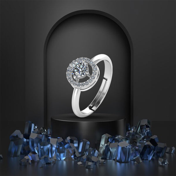 Pure 925 Silver ARA Round Forever Rings for Girls