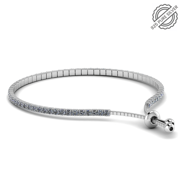 Tennis Silver bracelet with Cubic Zirconia