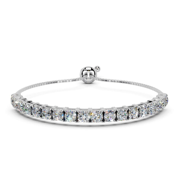 Miss Highness 925 Silver Adjustable Bracelet for Women & Girls