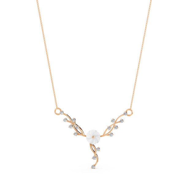 Miss Highness 925 Sterling Silver Floral Pendant Necklace for Women