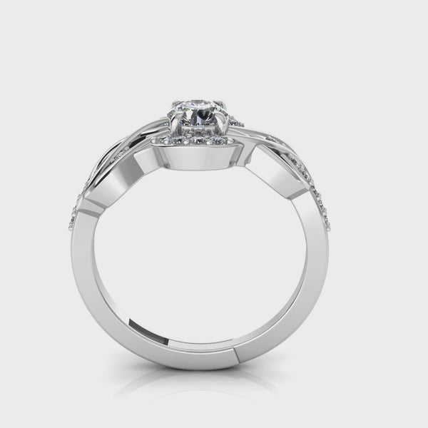 925 Pure Silver Infinity Ring For Women Certificate of Authenticity & 925 Hall Mark