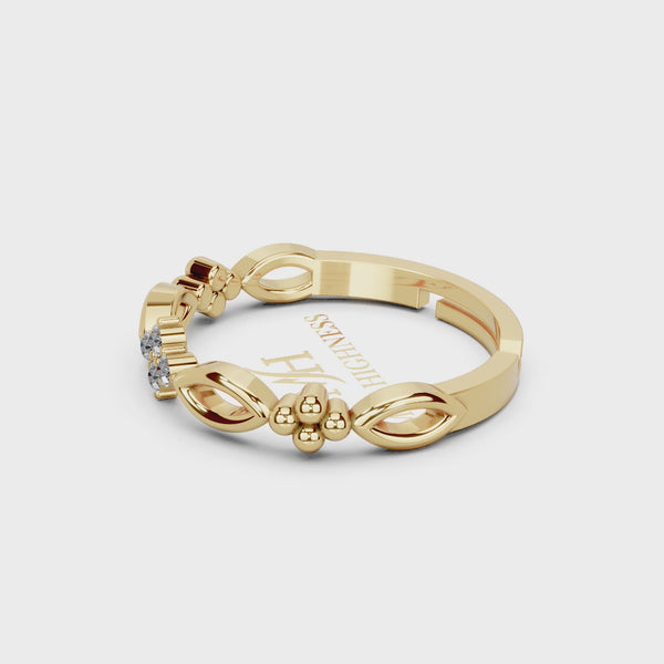 Miss Highness 24K Gold Plated Pure 925 Silver Elegant Women Ring