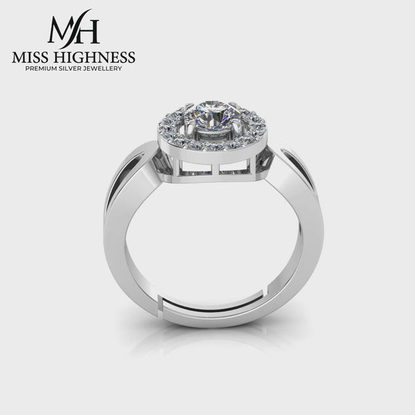 925 Pure Starling Silver Glamaeria Ring for Girls