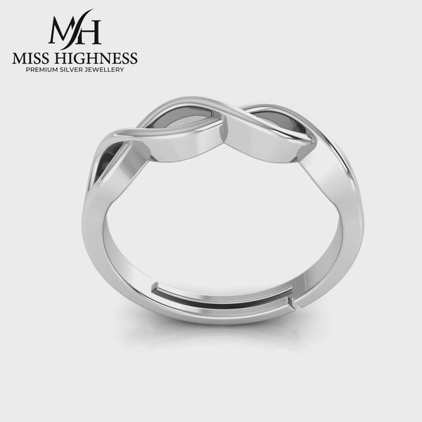 925 Pure Starling Silver Twisted Ladies Special Ring